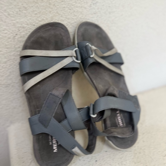 Merrell Womens Size 8 US Gray District 3 Strap Web Monument Sandals Shoes - Picture 3 of 10